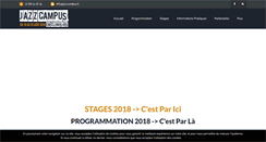 Desktop Screenshot of jazzcampus.fr