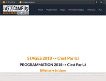 Tablet Screenshot of jazzcampus.fr