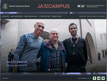 Tablet Screenshot of jazzcampus.com